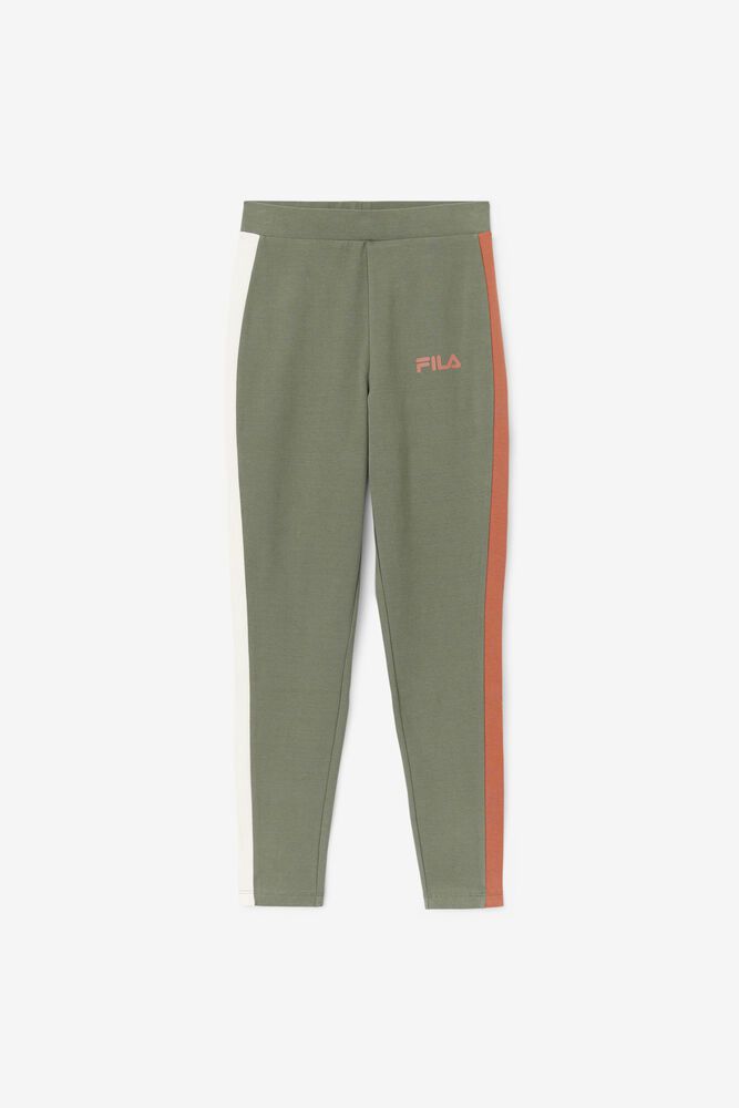 Fila Naisten Legging Mercy Oliivinvihreä - FXYO-79805